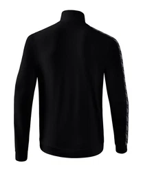 Erima Sweatjacke Essential Team Tracktop Jacke Schwarz/Dunkelgrün/Grün