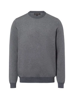Finshley & Harding Strickpullover Dunkelgrau/Grau/Dunkelblau/Hellgrau