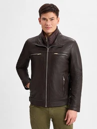 Lederjacke