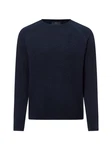 Nils Sundstrm Strickpullover Dunkelblau/Blau