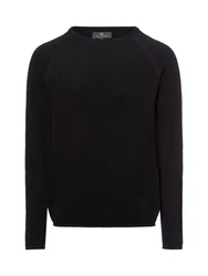 Nils Sundstrm Strickpullover Schwarz