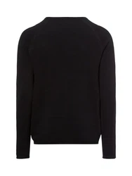 Nils Sundstrm Strickpullover Schwarz
