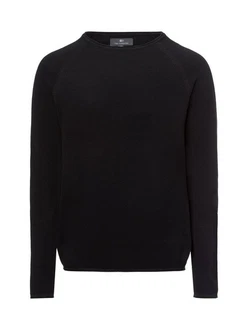 Nils Sundstrm Strickpullover Schwarz