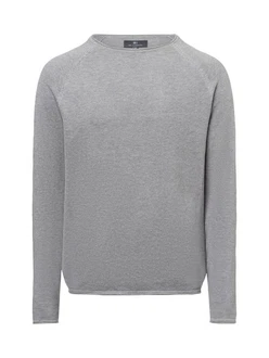 Nils Sundstrm Strickpullover Grau/Hellgrau/Dunkelgrau