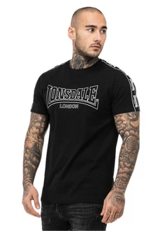 Lonsdale T-Shirt Vementry Rot/Schwarz/Braun/Weiß/Grün