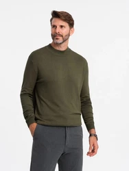 OMBRE Rollkragenpullover Dunkelgrün/Khaki