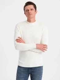 Rollkragenpullover Gestrickter halber Rollkragenpullover fr Mnner mit Viskose