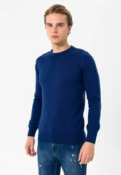 Moxx Paris Sweatshirt Jumper Dunkelblau/Blau