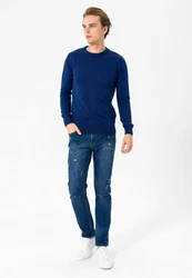 Moxx Paris Sweatshirt Jumper Dunkelblau/Blau
