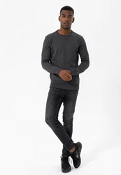 Moxx Paris Sweatshirt Jumper Dunkelgrau/Grau/Schwarz/Hellgrau