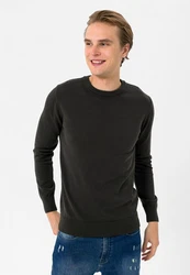 Moxx Paris Sweatshirt Jumper Schwarz/Dunkelgrün/Khaki