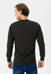Moxx Paris Sweatshirt Jumper Schwarz/Dunkelgrün/Khaki