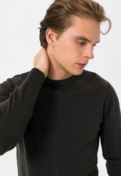 Moxx Paris Sweatshirt Jumper Schwarz/Dunkelgrün/Khaki