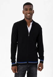 Moxx Paris Cardigan Schwarz/Hellblau/Dunkelblau