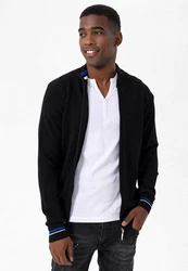 Moxx Paris Cardigan Schwarz/Hellblau/Dunkelblau