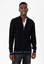 Moxx Paris Cardigan Schwarz/Hellblau/Dunkelblau