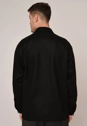 Antioch Wintermantel Kent collar Shirt Schwarz/Rot