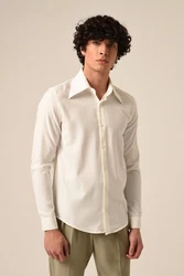 Antioch Blusenshirt Business Shirt Khaki/Weiß/Grün/Beige