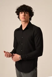 Antioch Blusenshirt Business Shirt Schwarz/Beige