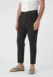 Antioch Strandhose High Waist Belted Khaki/Dunkelgrau/Schwarz/Beige/Braun