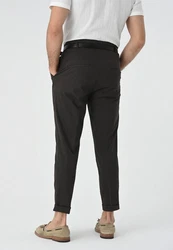 Antioch Strandhose High Waist Belted Khaki/Dunkelgrau/Schwarz/Beige/Braun