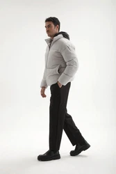 Antioch Winterjacke Jacket Grau/Hellgrau/Weiß