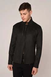 Antioch Wintermantel Jacket Schwarz/Grau