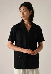 Antioch Blusenshirt Schwarz/Rot/Dunkelblau/Blau/Beige