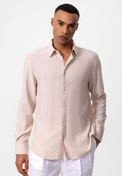 Antioch Blusenshirt Lefkosa Beige/Rosa/Weiß