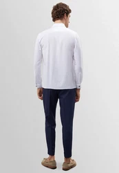 Antioch Blusenshirt Standing Collar Shirt Weiß/Creme
