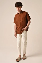 Antioch Blusenshirt Orange/Braun/Rot
