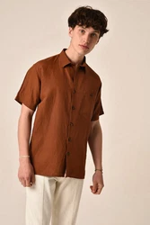 Antioch Blusenshirt Orange/Braun/Rot