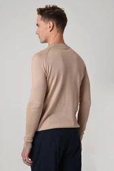 Antioch Sweatshirt Sweater Khaki/Beige/Braun