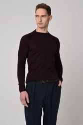 Antioch Sweatshirt Sweater Dunkelrot/Lila/Bordeaux