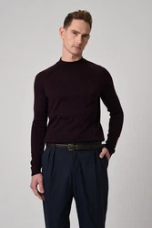 Antioch Sweatshirt Sweater Dunkelrot/Lila/Bordeaux