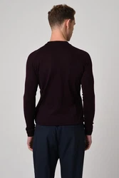 Antioch Sweatshirt Sweater Dunkelrot/Lila/Bordeaux