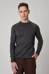 Antioch Sweatshirt Sweater Dunkelgrau/Grau/Hellgrau