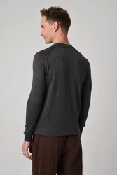 Antioch Sweatshirt Sweater Dunkelgrau/Grau/Hellgrau