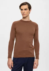 Antioch Sweatshirt Sweater Braun/Orange/Dunkelbraun