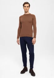 Antioch Sweatshirt Sweater Braun/Orange/Dunkelbraun