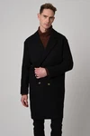 Antioch Wintermantel Coat Schwarz/Hellblau/Dunkelblau