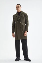 Antioch Wintermantel Coat Dunkelgrün/Khaki