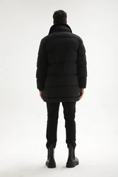 Antioch Wintermantel Coat Schwarz/Grau