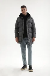 Antioch Wintermantel Coat Dunkelgrau/Grau/Hellgrau/Schwarz
