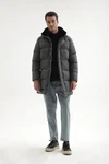 Antioch Wintermantel Coat Dunkelgrau/Grau/Hellgrau/Schwarz