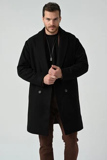 Antioch Wintermantel Schwarz