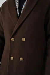 Antioch Wintermantel Bordeaux/Dunkelrot/Braun/Dunkelbraun