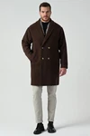 Antioch Wintermantel Bordeaux/Dunkelrot/Braun/Dunkelbraun