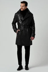 Antioch Wintermantel Coat Schwarz/Dunkelgrün