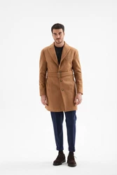 Antioch Wintermantel Braun/Beige/Khaki